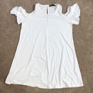 Simple white dress
